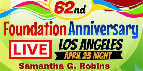 Foundation Anniversary Template .